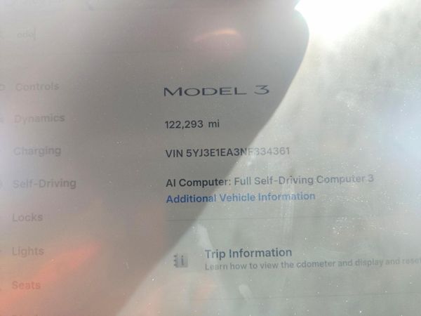 2022 TESLA MODEL 3
