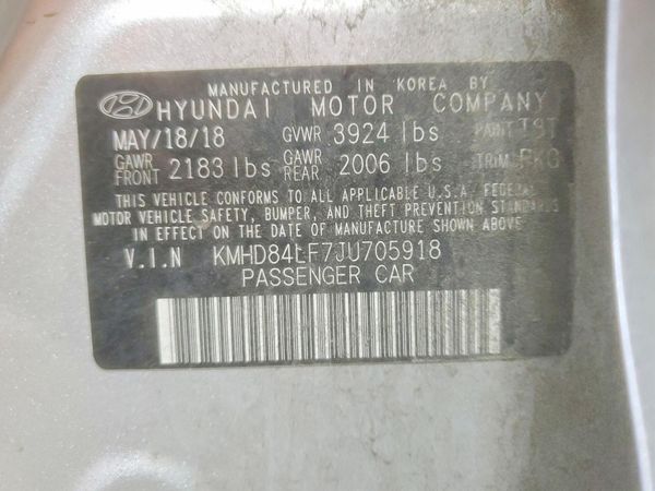 2018 HYUNDAI ELANTRA