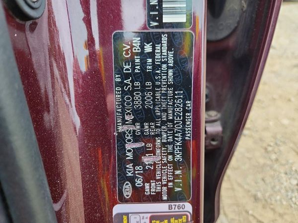 2018 KIA FORTE LX Base