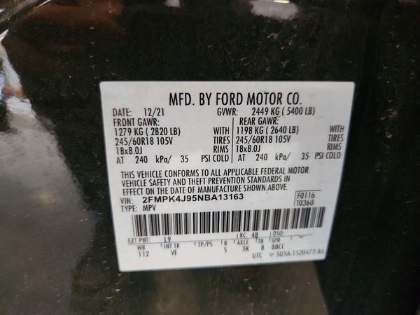 2022 FORD EDGE SEL