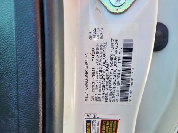 2019 ACURA RDX Standard