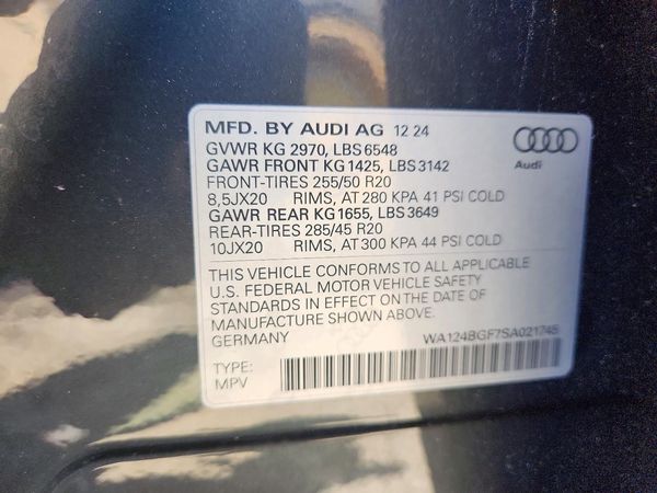 2025 AUDI Q6 E-TRON
