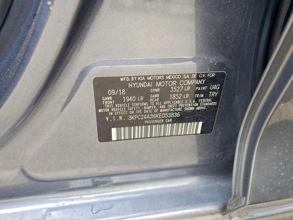 2019 HYUNDAI ACCENT