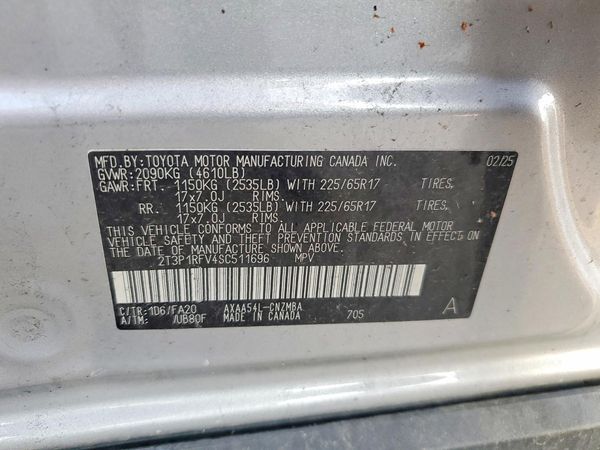 2025 TOYOTA RAV4