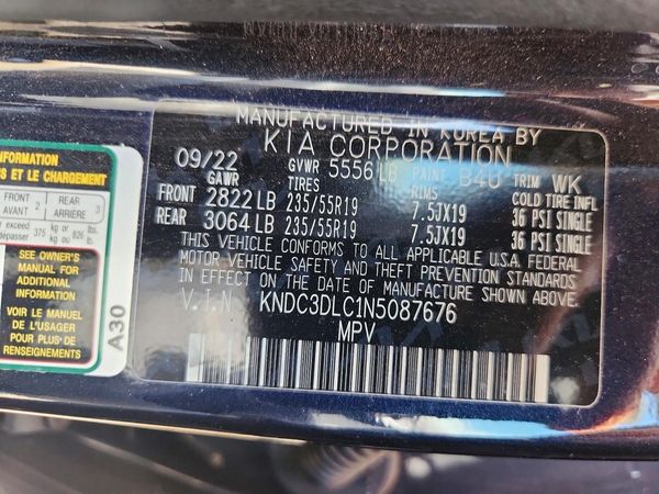 2022 KIA EV6 Light, Wind, GT-Line