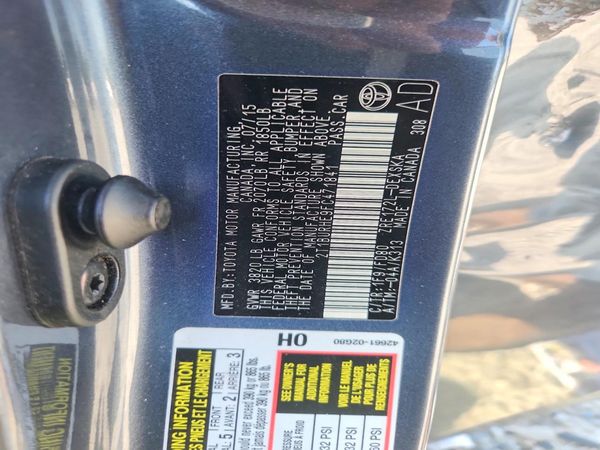 2015 TOYOTA COROLLA L/LE