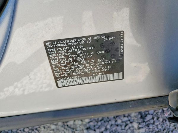 2018 VOLKSWAGEN ATLAS 4Motion SE