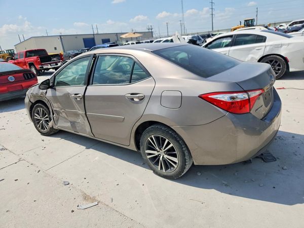 2016 TOYOTA COROLLA L/LE