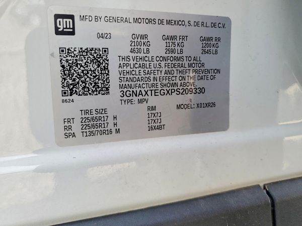 2023 CHEVROLET EQUINOX LT (2FL)