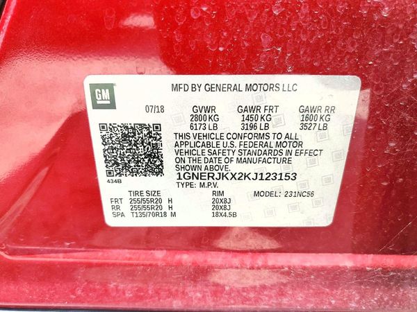 2019 CHEVROLET TRAVERSE