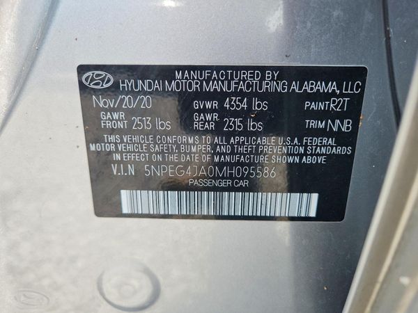 2021 HYUNDAI SONATA