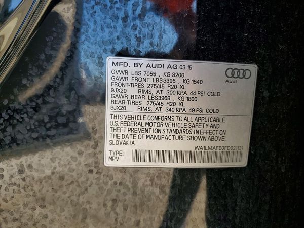 2015 AUDI Q7 Premium Plus