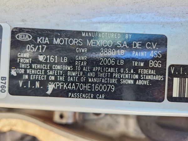 2017 KIA FORTE LX Base