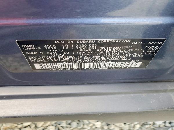 2018 SUBARU OUTBACK Premium+ES