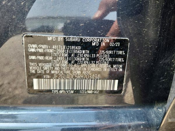2024 SUBARU CROSSTREK Premium