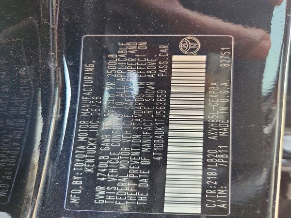 2026 TOYOTA CAMRY