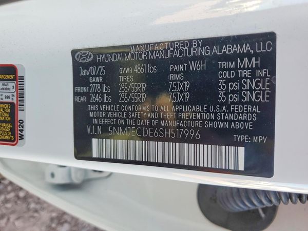 2025 HYUNDAI TUCSON Limited