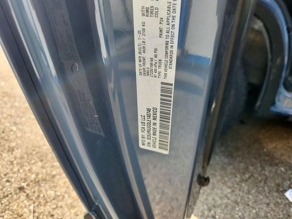 2020 RAM PROMASTER 3500 VF