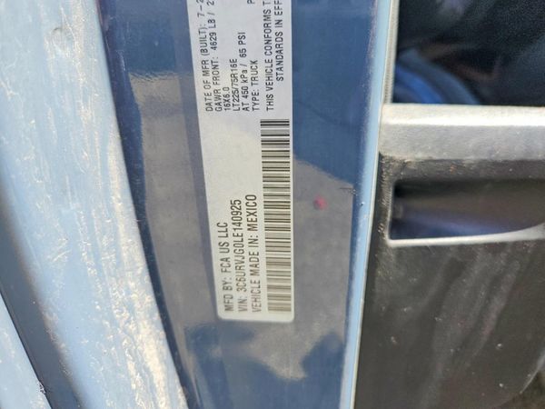 2020 RAM PROMASTER 3500 VF