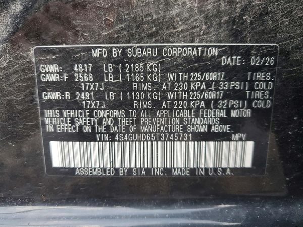 2026 SUBARU CROSSTREK