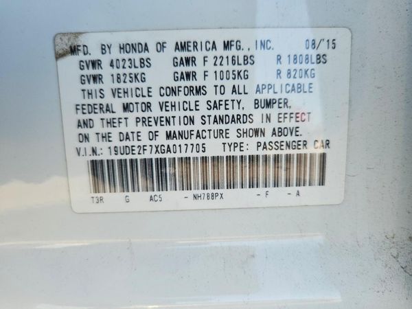 2016 ACURA ILX Premium/Tech