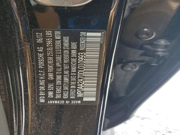 2013 PORSCHE PANAMERA Base (2WD), 4 (4WD)