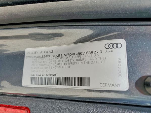 2018 AUDI A4