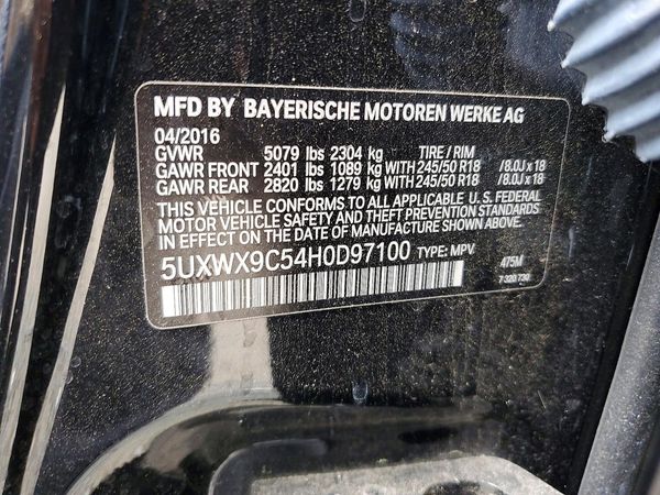 2017 BMW X3