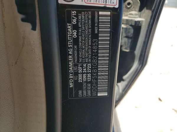 2016 MERCEDES-BENZ E E350