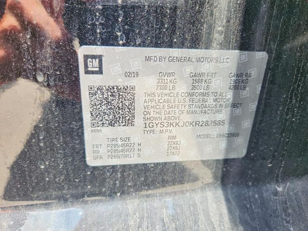 2019 CADILLAC ESCALADE