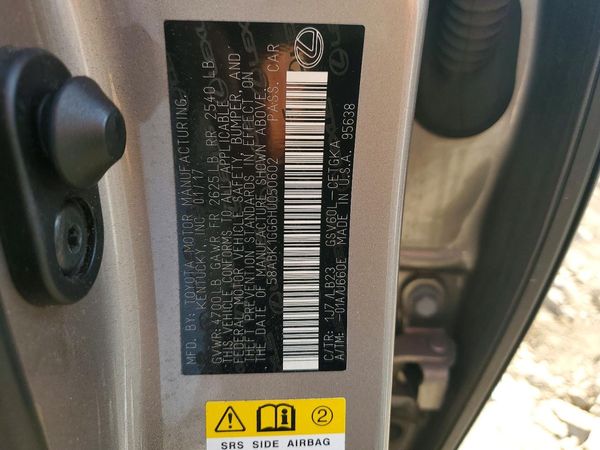 2017 LEXUS ES 350