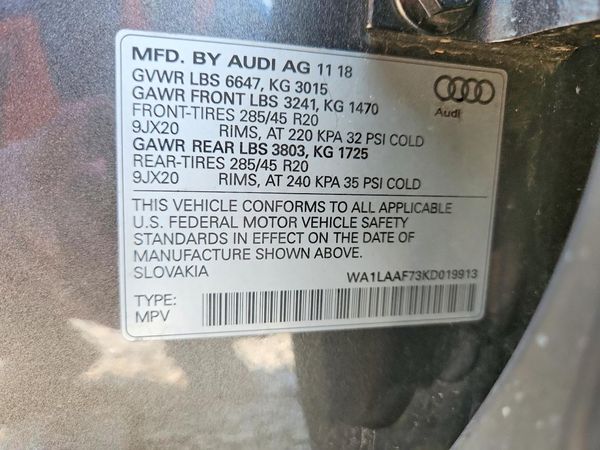 2019 AUDI Q7