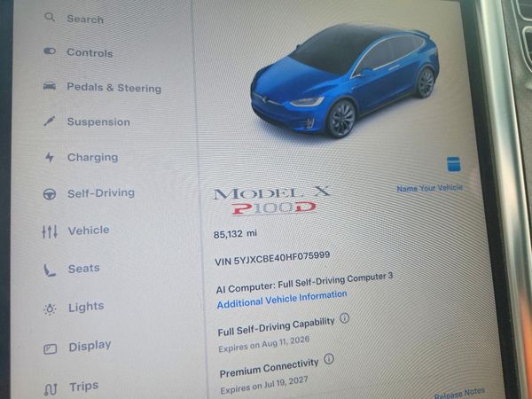 2017 TESLA MODEL X