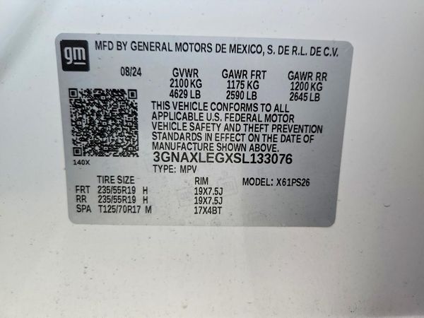 2025 CHEVROLET EQUINOX RS