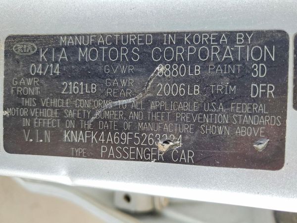 2015 KIA FORTE GL(Middle-low grade)
