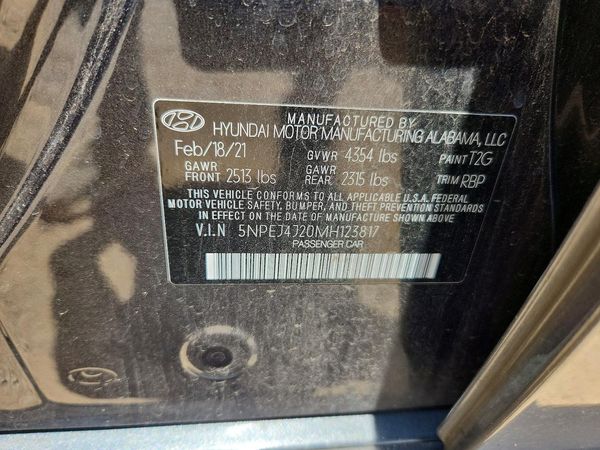 2021 HYUNDAI SONATA