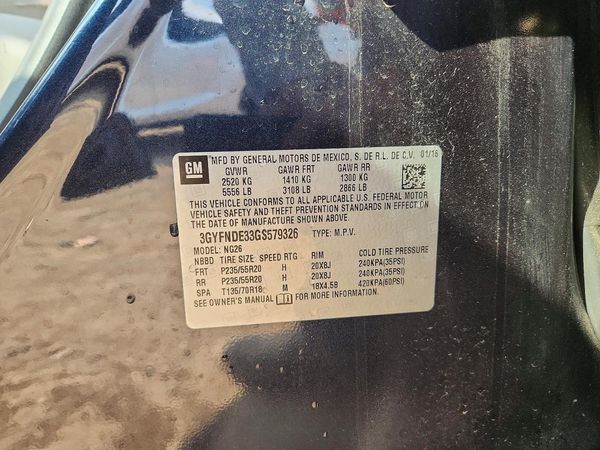 2016 CADILLAC SRX Premium