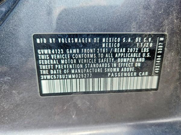 2021 VOLKSWAGEN JETTA