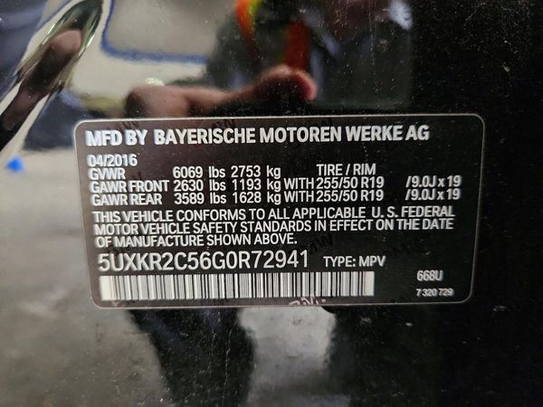2016 BMW X5 sDrive35i