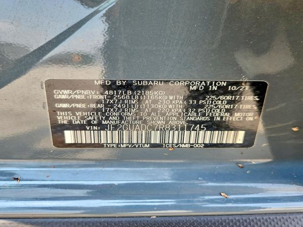 2024 SUBARU CROSSTREK Premium