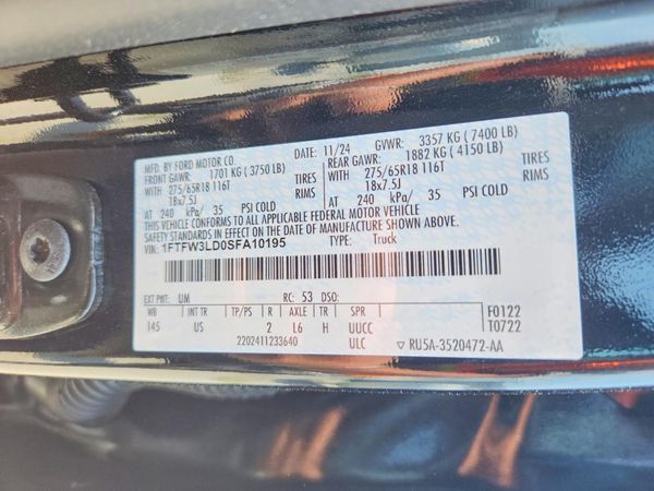 2025 FORD F150 XLT