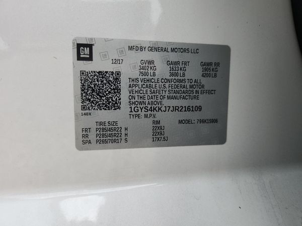 2018 CADILLAC ESCALADE ESV Platinum
