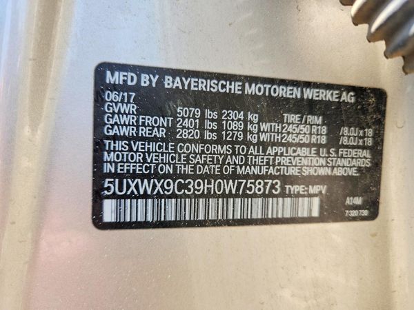 2017 BMW X3 xDrive28i