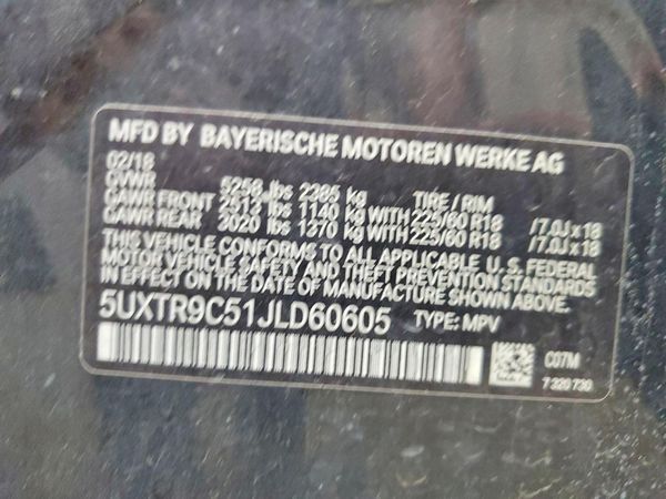 2018 BMW X3 sDrive30i