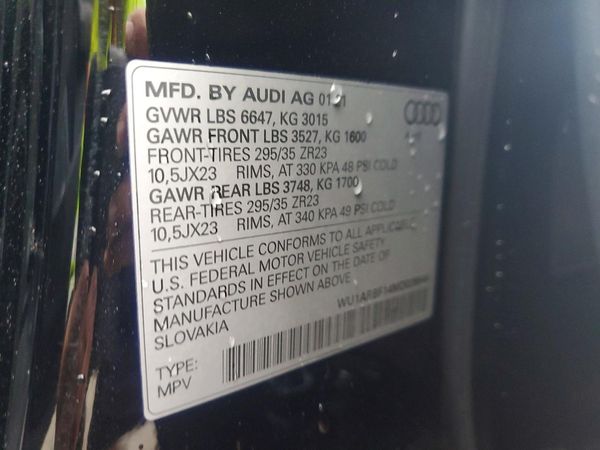 2021 AUDI RS Q8 quattro