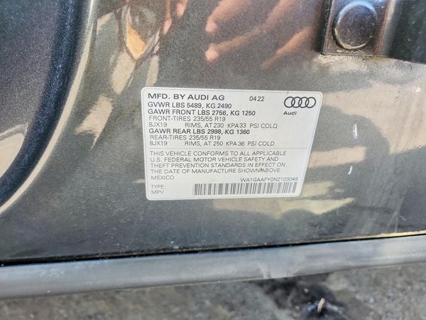 2022 AUDI Q5 S Line quattro Premium