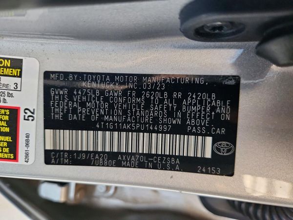 2023 TOYOTA CAMRY SE
