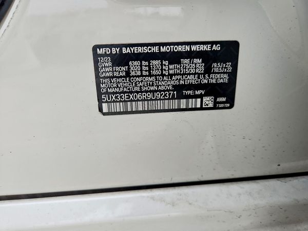 2024 BMW X6 xDrive40i