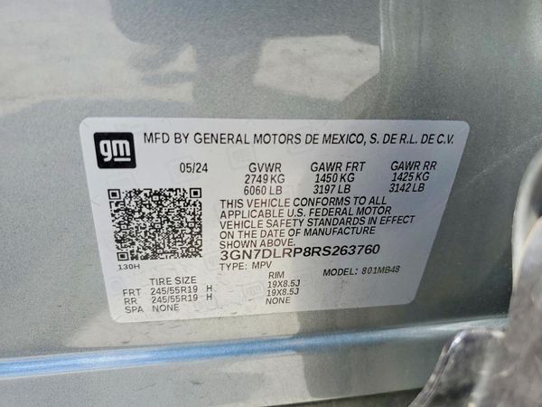 2024 CHEVROLET EQUINOX 2LT — VINS