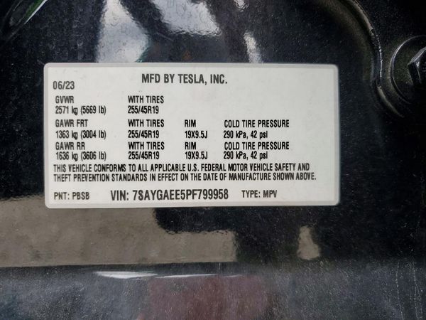 2023 TESLA MODEL Y